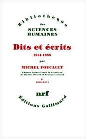 Dits et Ecrits 1954-1988; Volume II: 1970-1975