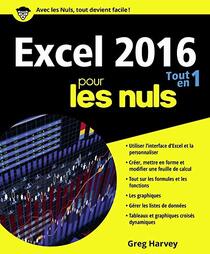 Excel 2016 Tout en 1 Pour les Nuls