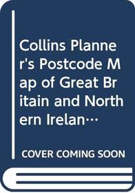 Collins Planner's Postcode Area Map of Great Britain and Northern Ireland: Scale 1:850 000