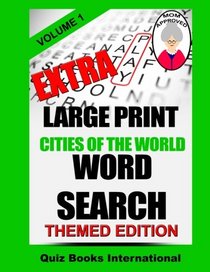 Extra Large Print Word Search Cities Of The World Volume 1