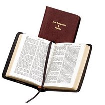 KJV Vest-Pocket New Testament and Psalms (Burgundy Calfskin Leather, Red Letter)