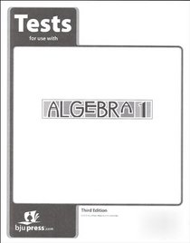 Algebra 1 Tests (3rd ed.)