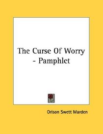 The Curse Of Worry - Pamphlet