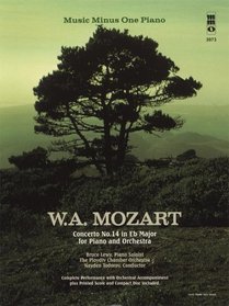 Music Minus One Piano: Mozart Concerto No. 14 in E-flat major, KV449 (Book & CD)