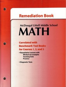 Remediation Book Correlated Withbenchmark Test Books for Courses 1, 2, and 3