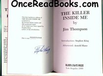 The Killer Inside Me/Deluxe Signed by Stephen King