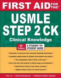 First Aid for the USMLE Step 2 CK 8/E (First Aid USMLE)