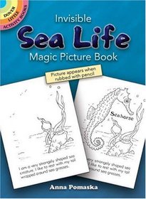 Invisible Sea Life Magic Picture Book (Dover Little Activity Books)