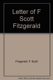 Letter of F Scott Fitzgerald