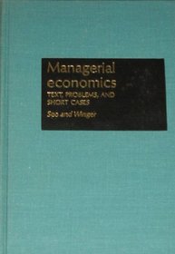 Managerial Economics (The Irwin series in economics)