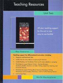 Prentice Hall Literature World Masterpieces Teaching Resources Unit 2. (Paperback)