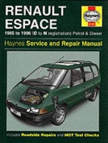 Renault Espace Service and Repair Manual (Haynes Service and Repair Manuals)