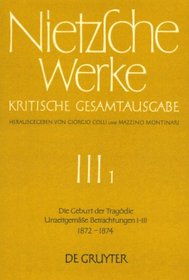 Nietzsche Werke: Kristische Gesamtaugabe