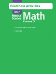 Holt Middle School Math: Course 3 - Readiness Activities with Answer Key