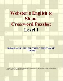 Webster's English to Shona Crossword Puzzles: Level 1