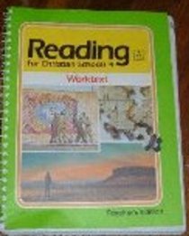 Reading for Christian Schools 4 Worktext Teachers Edition