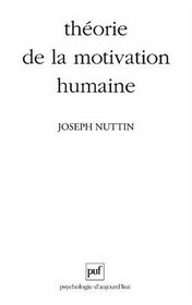 Thorie de la motivation humaine, 4e dition