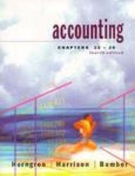 Accounting, Chapters 12-26 (4th Edition)
