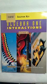 HWR Algebra One Interactions (Solution Key, Course 2)