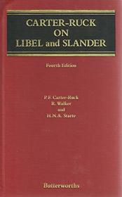 Carter-Ruck on Libel and Slander