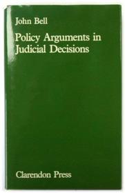 Policy Arguments in Judicial Decisions