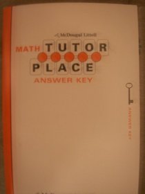 Math Tutor Place Answer Key