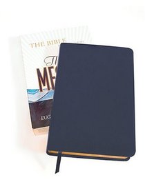 The Message: The Bible (Navy Bonded Leather)