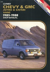 Chevy & GMC Astro & Safari compact vans, 1985-1988