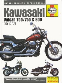 Haynes Repair Manual: Kawasaki Vulcan 700/750 and 800, 1985-2001