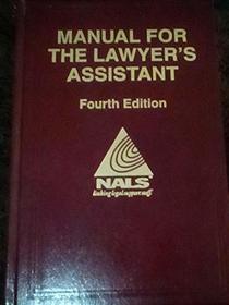 Manual for the Lawyer's Assistant