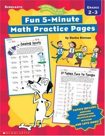 Fun, 5-Minute Math Practice Pages: Grades 2-3