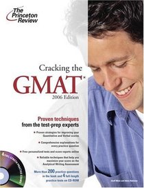 Cracking the GMAT with CD-ROM, 2006 (Cracking the Gmat With Sample Tests on CD-Rom)