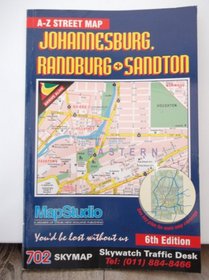 Johannesburg, Randburg & Sandton A-Z Street Map (A-Z Street Maps)