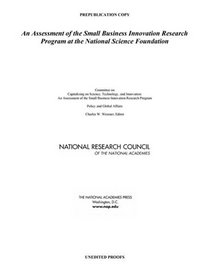 An Assessment of the SBIR Program at the National Science Foundation