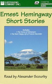 Ernest Hemingway Short Stories (Audiocassette) (Unabridged)