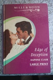 Edge Of Deception (Large Print)