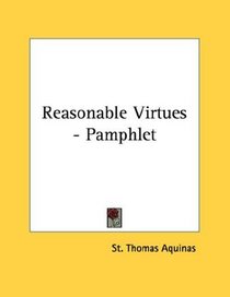 Reasonable Virtues - Pamphlet