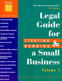 Legal Guide for Starting & Running a Small Business, 5th Ed