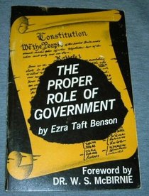 The Proper Role of Government