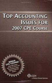 Top Accounting Issues for 2007 Cpe Course