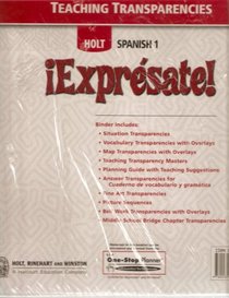 Holt SPANISH 1: !Expresate! (Teaching Transparencies)