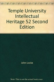 Temple University Intellectual Heritage 52 Second Edition