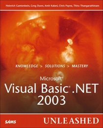 Microsoft Visual Basic .NET 2003 Unleashed (Unleashed)