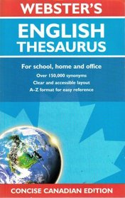 Webster's English Thesaurus, Concise Canadian Edition