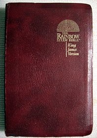 Bible Kjv Rainbow Study Burg T/I: Imitation Leather