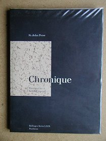 Chronique (Bollingen Series)