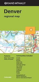 Rand McNally Denver Colorado Regional Map