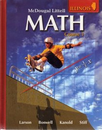 MATH COURSE 1 ILLINOIS ED MCDOUGAL LITTELL