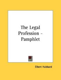 The Legal Profession - Pamphlet
