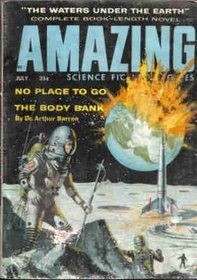 The Waters Under the Earth; Complete Novel in AMAZING STORIES, July 1958 (Volume 32, No. 7)